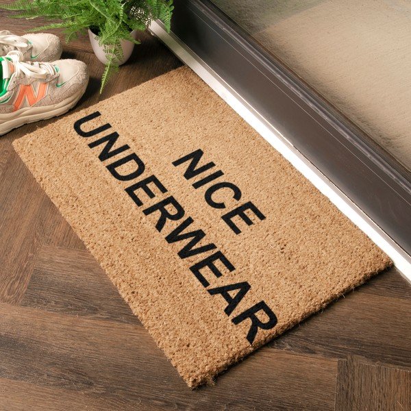 Otirač od kokosovih vlakana 40x60 cm Nice Underwear – Artsy Doormats-image-1