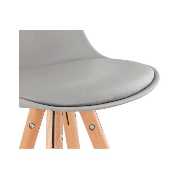 Siva barska stolica Kokoon Anau, visina sjedenja 64 cm-image-1