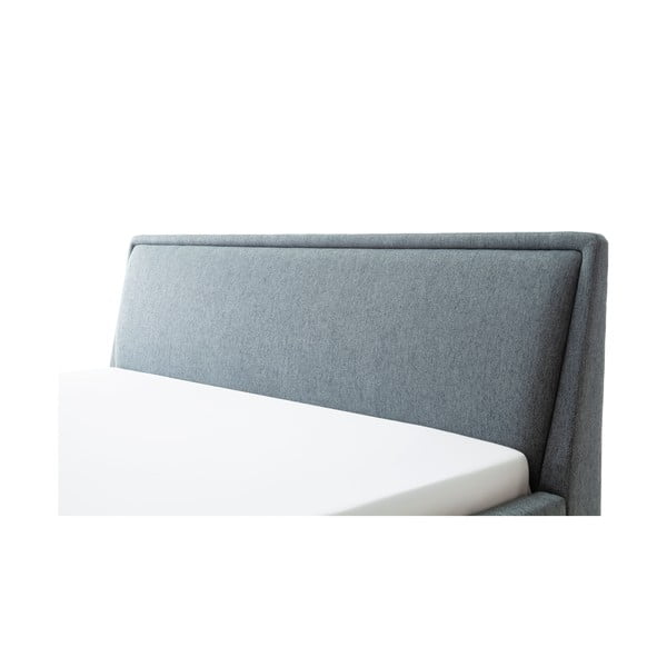 Zeleni/plavi tapecirani bračni krevet bez podnice 160x200 cm Frieda – Meise Möbel-image-3