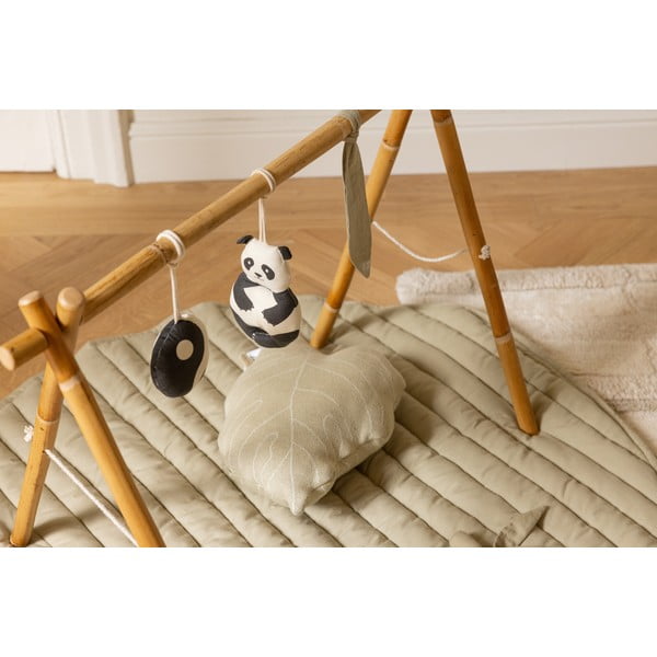 Zelena/krem dječja podloga za igru Bamboo Leaf – Lorena Canals-image-1