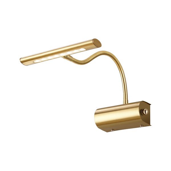 Mjedena LED zidna lampa sa savitljivom konstrukcijom/s mogućnosti zatamnjivanja Curtis – Trio