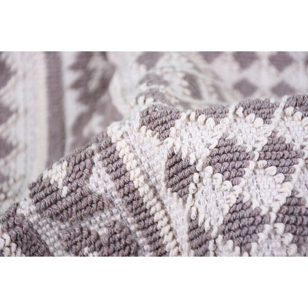 Sivo-bež pamučni tepih Vitaus Olvia, 80 x 200 cm-image-3