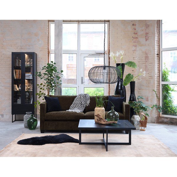 Stolić za kavu od crnog hrasta Canett Elliot, 100 x 100 cm-image-4