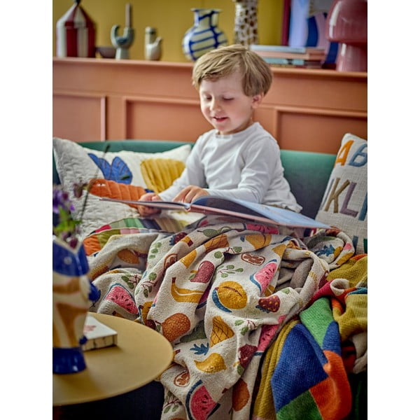 Deka za bebe od recikliranog pamuka 130x160 cm Fruitta – Bloomingville Mini-image-4