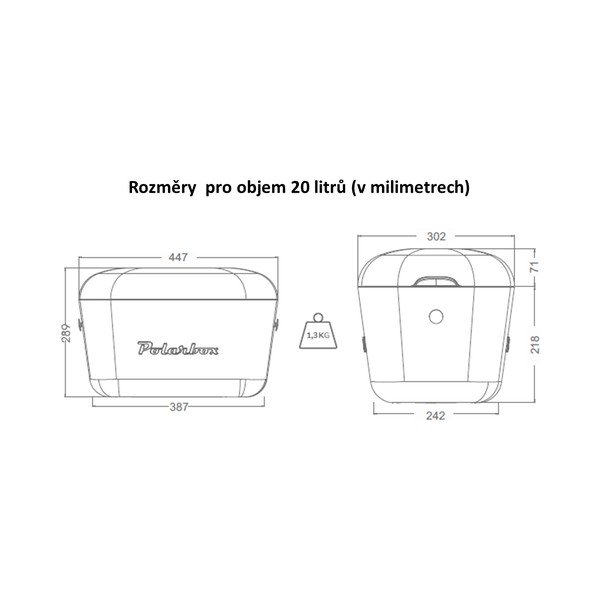 Ružičasta termo posuda 20 l Pop – Polarbox-image-3