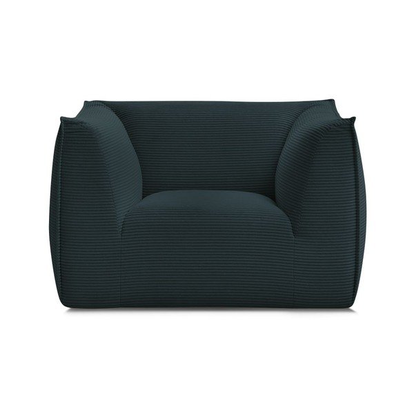 Tamno plava fotelja od samta Giorgia – Bobochic Paris-image-2