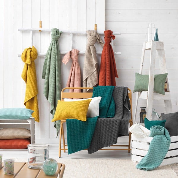 Ukrasni jastuk 30x50 cm Gaufrette – douceur d'intérieur-image-1