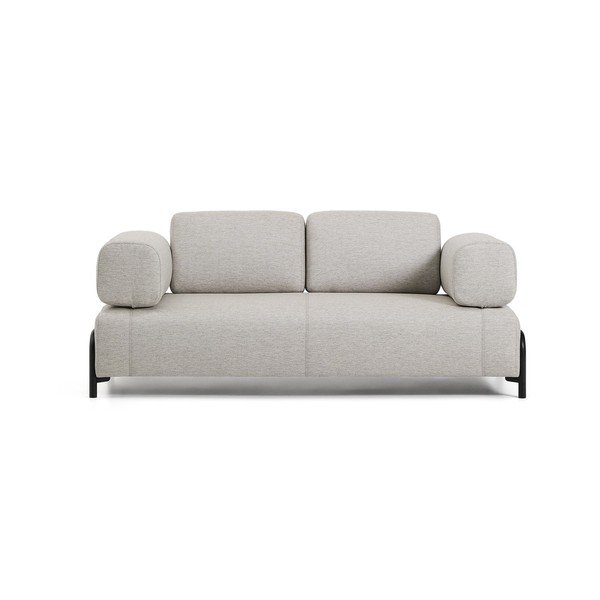 Sivo-bež sofa 200 cm Compo – Kave Home