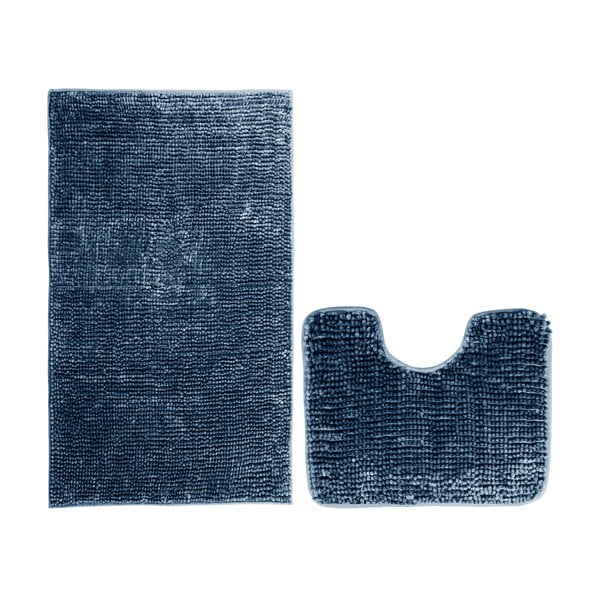 Set od 2 tamnoplave kupaonske prostirke AmeliaHome Bati