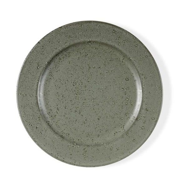 Bitz Mensa zeleno-sivi zemljani desertni tanjur, promjer 22 cm