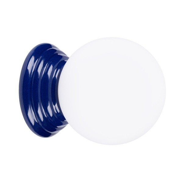 Plava zidna lampa keramička ø 12 cm Farsa – Sollux