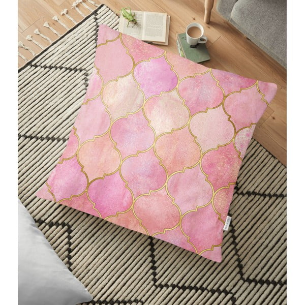 Jastučnica s udjelom pamuka Minimalist Cushion Covers Pinky Orient, 70 x 70 cm
