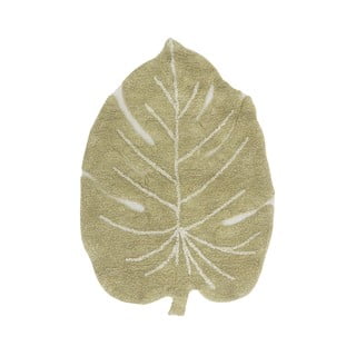 Kaki zeleni periv/ručno rađen pamučan dječji tepih 75x100 cm Mini Monstera Olive – Lorena Canals