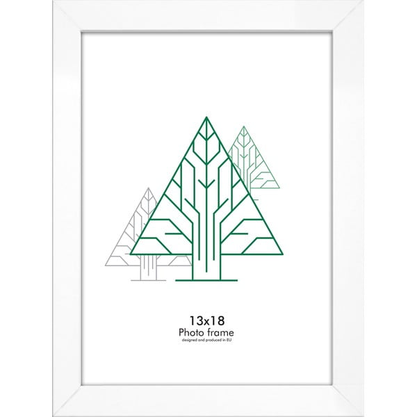 Bijeli zidni okvir Styler Florida, 16 x 21 cm