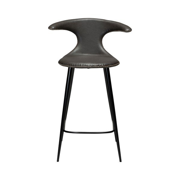 Tamno siva barska stolica od eko kože DAN-FORM Denmark Flair, visina 90 cm-image-1