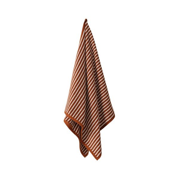 Konjak smeđi/krem pamučan ručnik 70x140 cm Dixie – Jotex-image-2