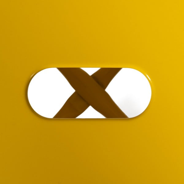 Žute metalne barske stolice u setu 2 kom (visine sjedala 76,5 cm) – Ixia-image-4