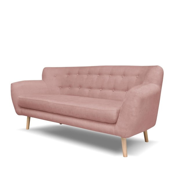 Svijetloružičasta sofa Cosmopolitan Design London, 192 cm-image-2