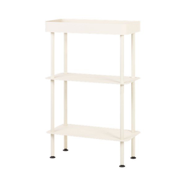 Bež metalni regal na kotačima 60x97x30 cm Nolle – noo.ma-image-2