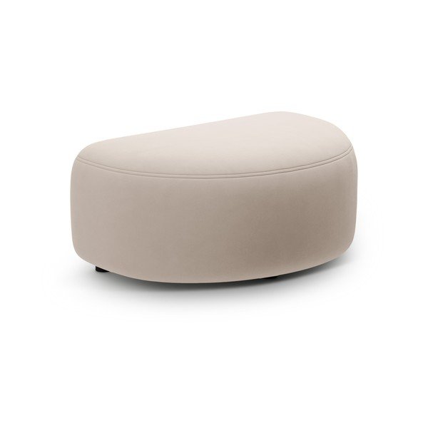 Bež baršunast tabure Kate – Micadoni 