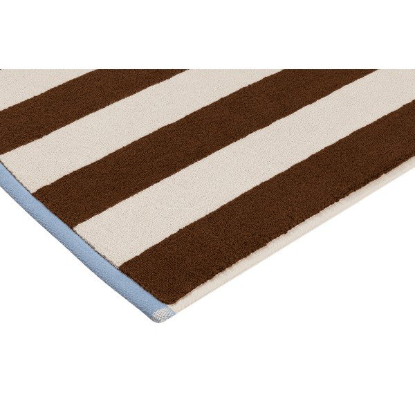 Smeđa/krem tekstilna kupaonska prostirka 50x80 cm Gobo – noo.ma-image-3