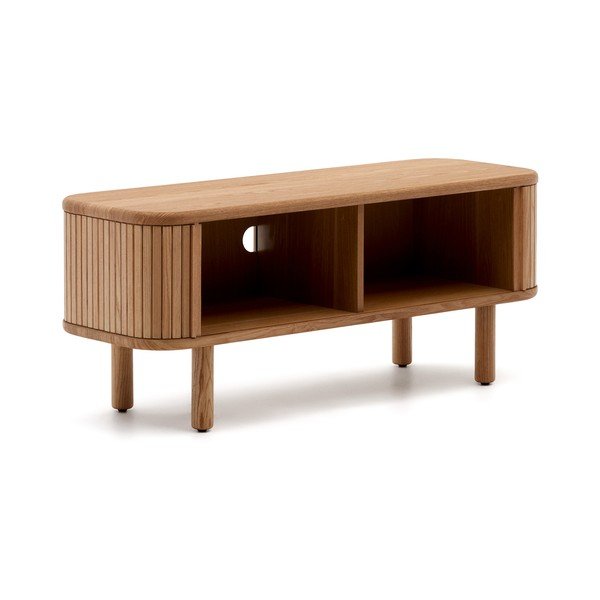 TV komoda u dekoru jasena u prirodnoj boji 120x50x40 cm Mailen – Kave Home-image-3