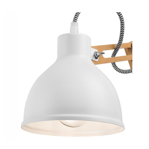 Bijela/smeđa zidna lampa ø 15 cm Marcello – LAMKUR-image-3