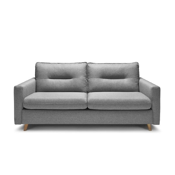 Sivi kauč na razvlačenje Bobochic Paris Sinki