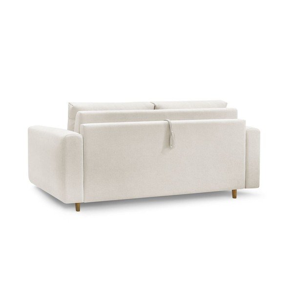 Bež sofa za spavanje/sklopiva 200 cm Cocoone – Bobochic Paris-image-4