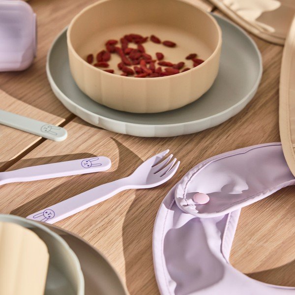Plastičan dječji set posuđa 3 kom Pullo – OYOY Mini-image-1