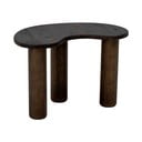 Tamno smeđi stolić za kavu od masivnog kaučuka 36x53 cm Luppa – Bloomingville