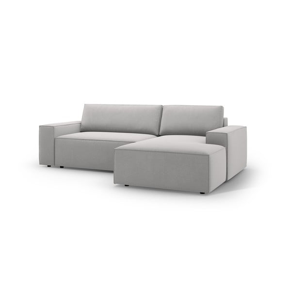 Svijetlo siva sklopiva kutna garnitura (s desnim kutom) Jodie – Micadoni Home-image-2