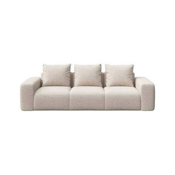 Bež sofa od bouclé tkanine 287 cm Monce – Rodier