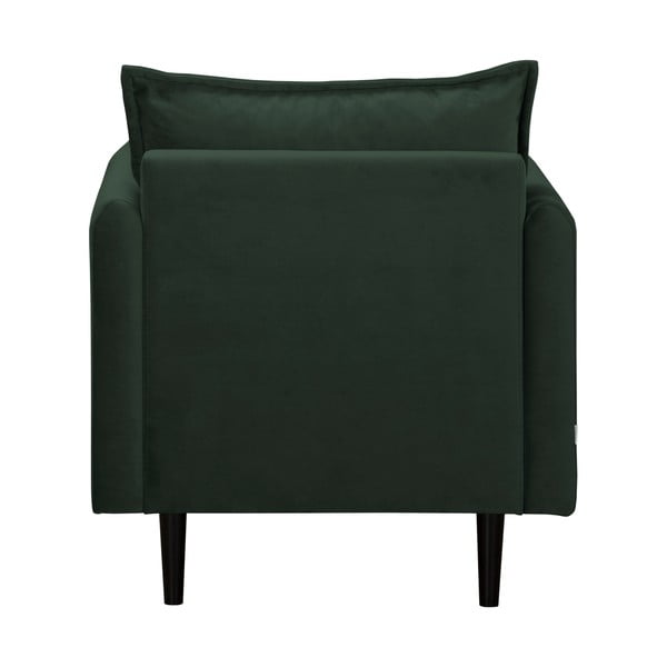 Tamno zelena baršunasti fotelja Juli – Ropez-image-3