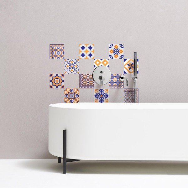 Set od 12 ukrasnih zidnih naljepnica Ambiance Alenna, 20 x 20 cm-image-4