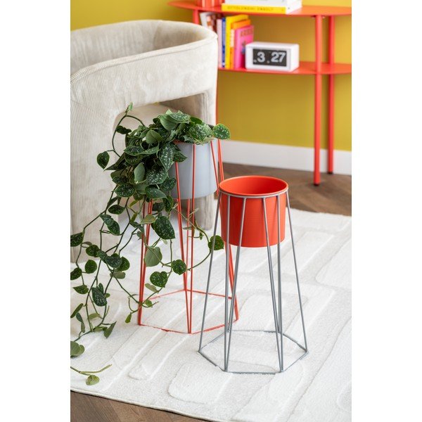Crveni metalni pomoćni stol 28x90 cm Cool Retro – Leitmotiv-image-3