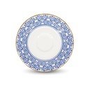 Bijeli/plavi porculanski čajni tanjurić ø 14 cm Azul – BonBistro