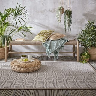 Bež vanjski tepih 290x200 cm Bellizi - Flair Rugs