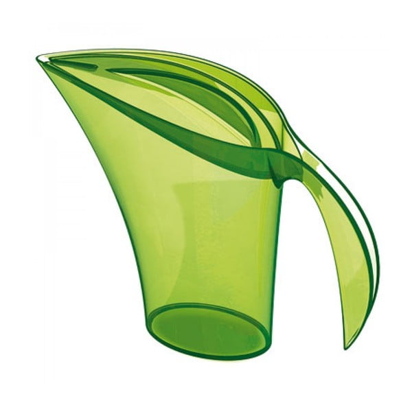 Zeleni plastični vrč za vodu Koziol, 1,5 l