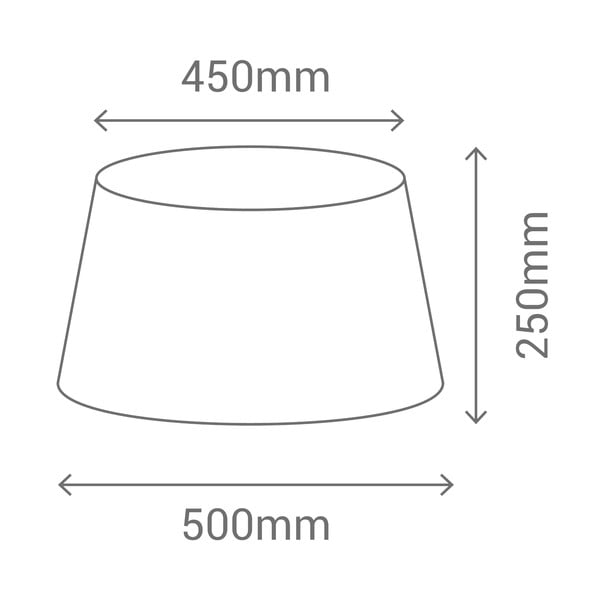 Sivo sjenilo ø 50 cm – SULION-image-3