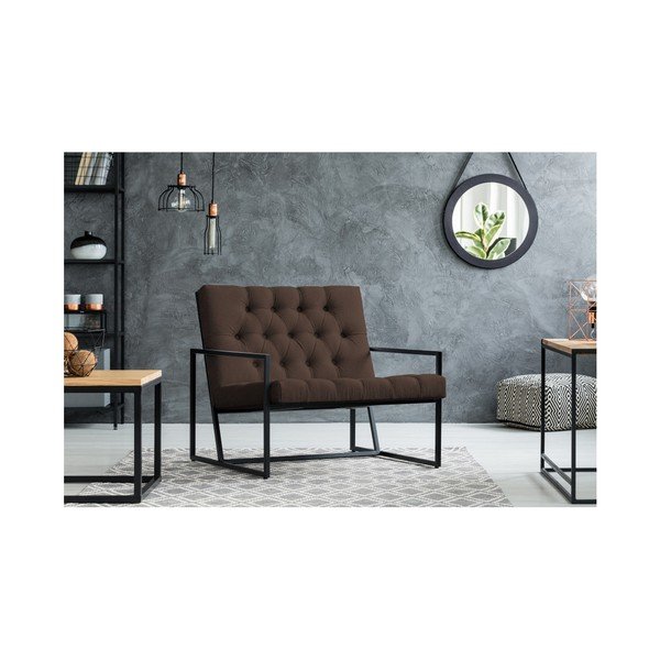 Smeđa fotelja Mazzini Sofas Aster-image-4