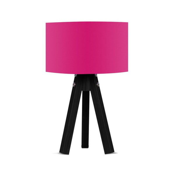 Crno-ružičasta stolna lampa Mdf - Magenta Home