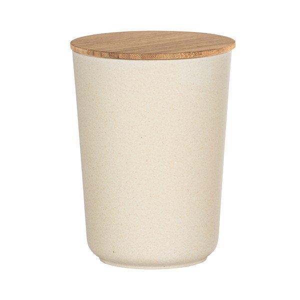 Bež kutija za odlaganje s poklopcem od bambusa Wenko Bondy, 700 ml-image-2