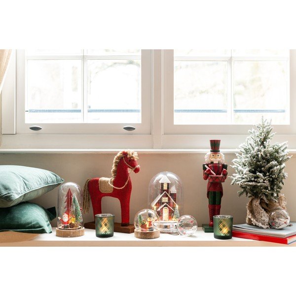 Set od 6 staklenih božićnih dekoracija J-line Bauble Ø 8 cm-image-3