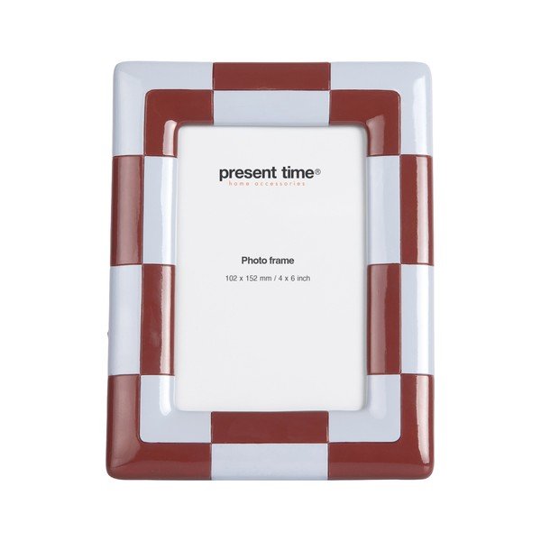 Bordo/svijetlo plavi okvir od polyresina 16x21 cm Firenze – PT LIVING