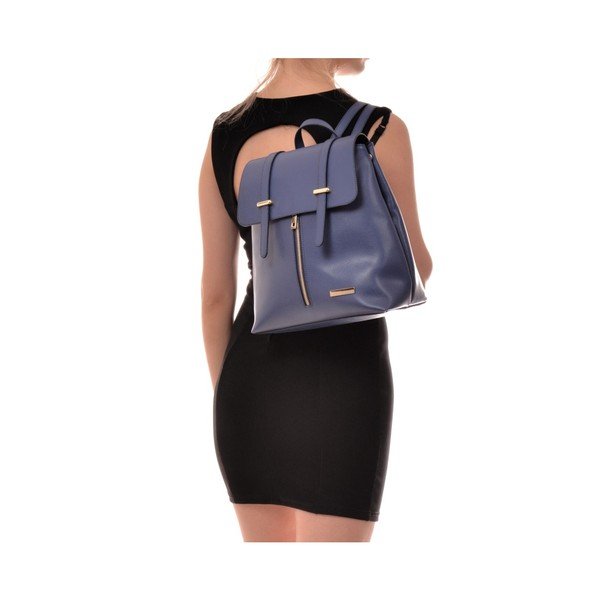 Plavi kožni ruksak Sofia Cardoni Angelica-image-2