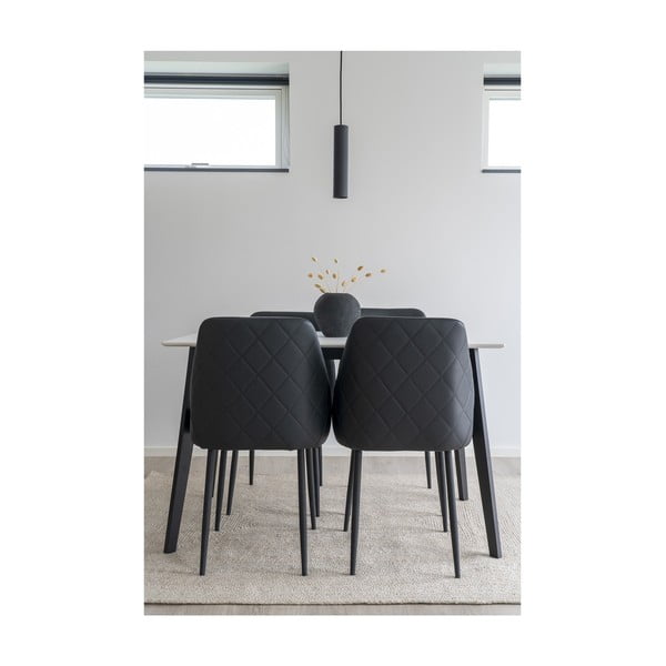 Crna viseća svjetiljka ø 6 cm Paris – House Nordic-image-3