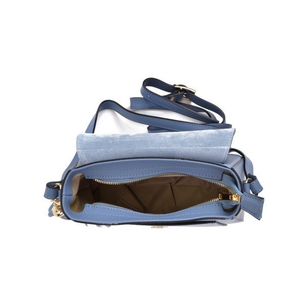 Plava kožna torba Mangotti Bags Free-image-3
