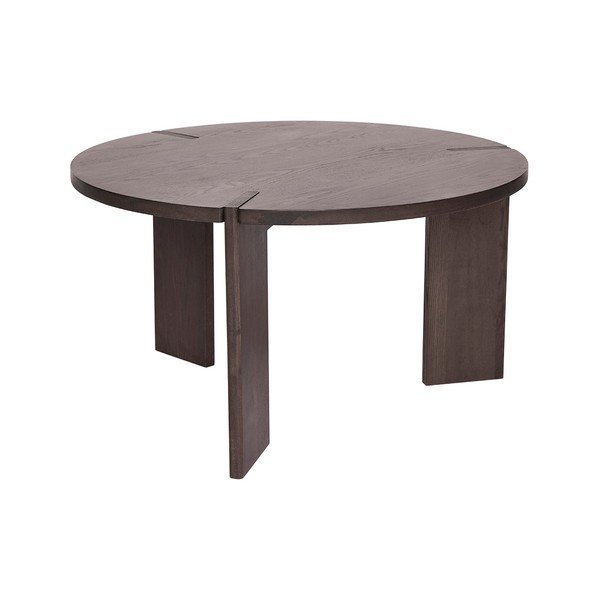 Okrugao stolić za kavu od čvrste jeseni u tamnoj prirodnoj boji ø 65 cm Oy – OYOY Living Design