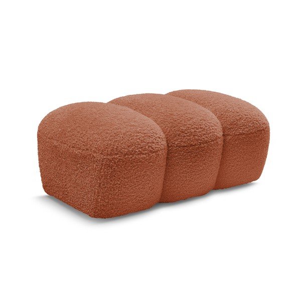 Ciglasti tabure od bouclé tkanine Hippolyte – Bobochic Paris-image-3